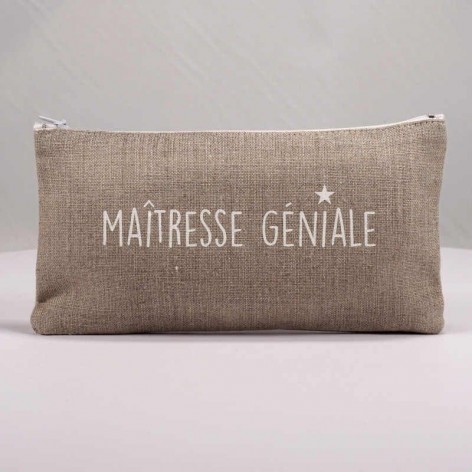 cadeau maitresse trousse maitresse géniale