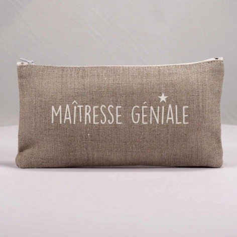 cadeau maitresse trousse maitresse géniale
