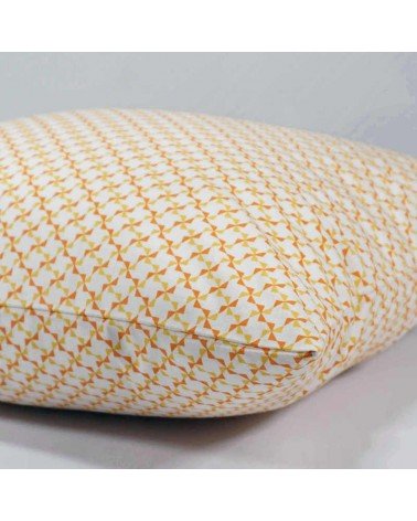 coussin décoratif motif géométrique moulins