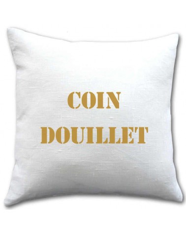 coussin personnalisé texte
