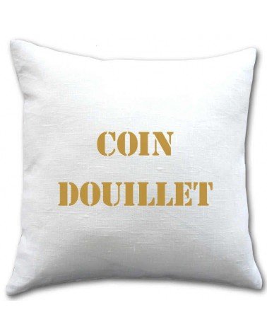 coussin personnalisé texte