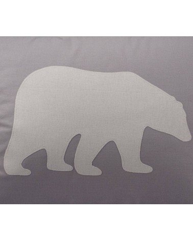 Coussin chambre garçon - ours polaire blanc