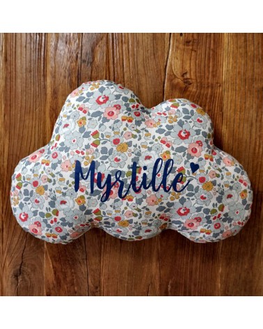 Coussin nuage Liberty Betsy personnalisé