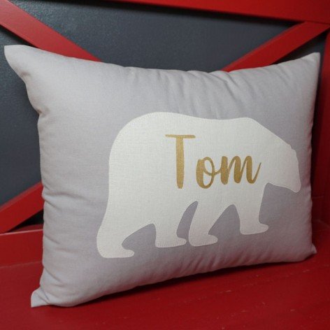 coussin chambre enfant personnalisé prénom