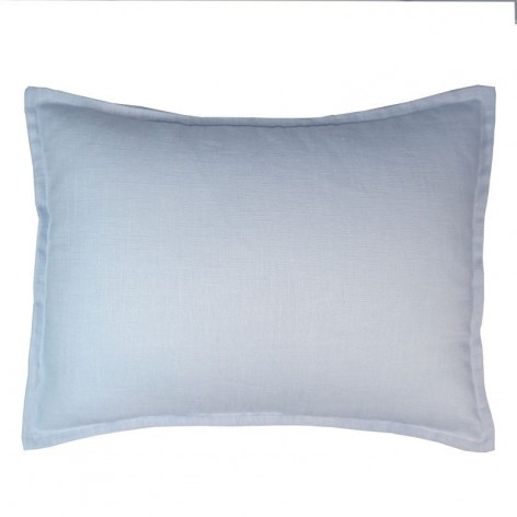 Coussin en lin bleu ciel