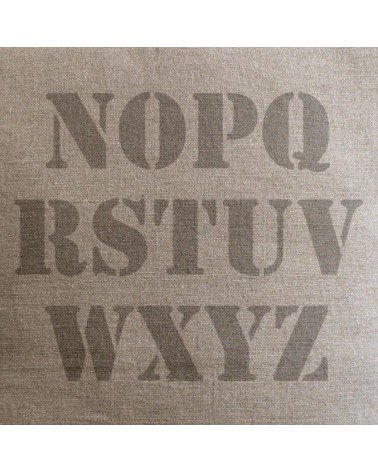 coussin lin personnalisé prénoms