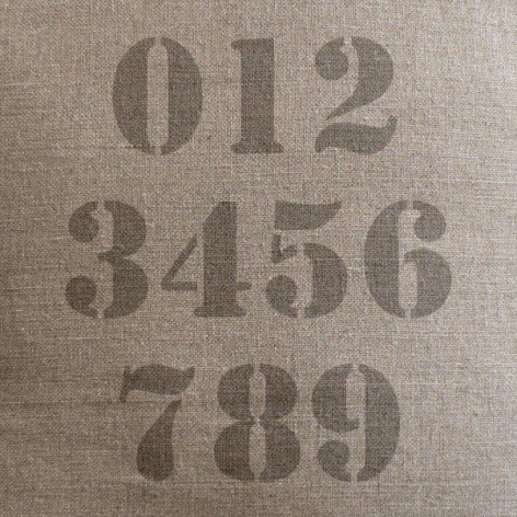 coussin lin personnalisé prénoms