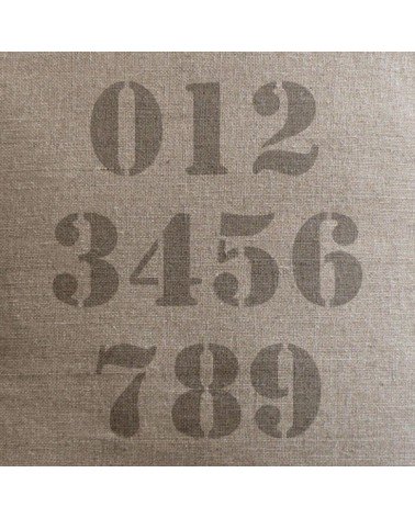 coussin lin personnalisé prénoms