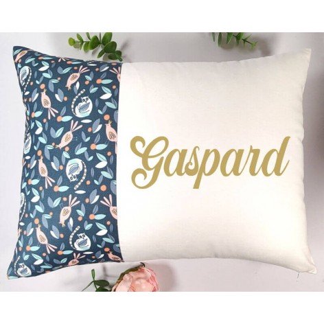 Coussin Personnalise Au Prenom De Bebe Made In France