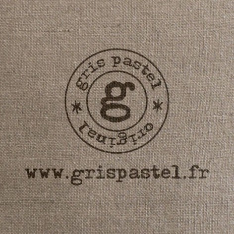 housse coussin lin lettre 40x40 cm