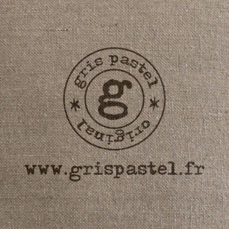 housse coussin lin lettre 40x40 cm