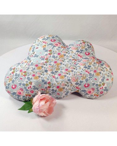 coussin nuage liberty betsy porcelaine