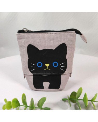 trousse télescopique chat coloris gris