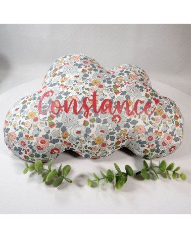 coussin nuage personnalisé liberty betsy fuchsia