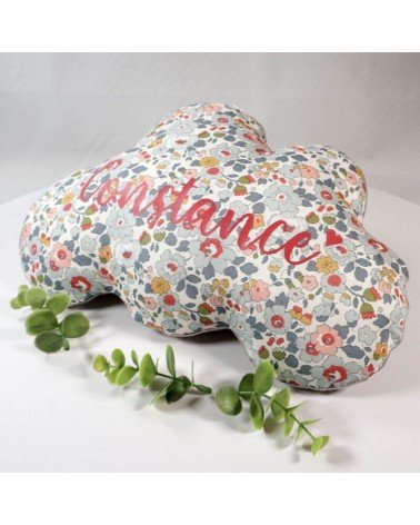 coussin nuage personnalisé liberty betsy fuchsia