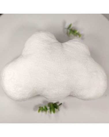 coussin nuage en éponge blanche
