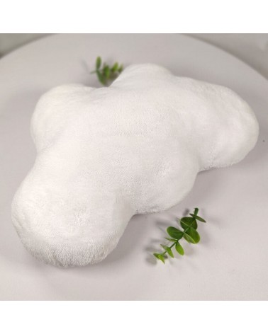 coussin nuage en éponge blanche