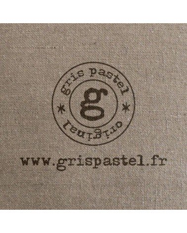 coussin lin motif arrobase 40x40 cm