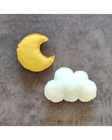 décor mural nuage et lune