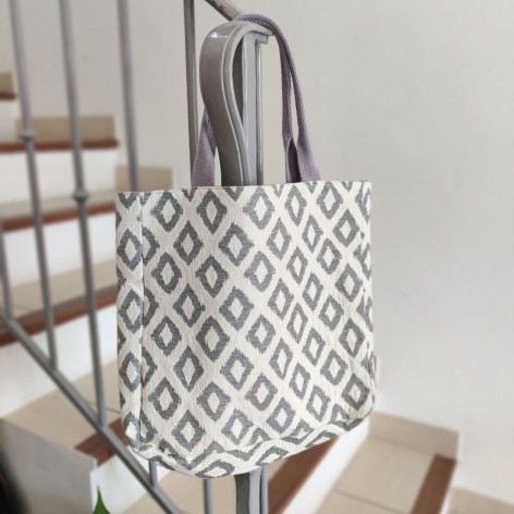 cabas jacquard