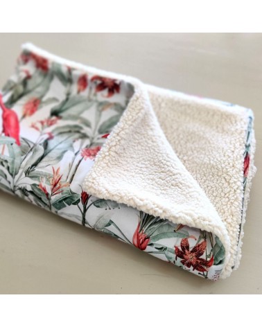 couverture naissance motif ibis