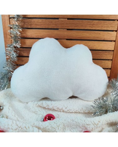 coussin nuage en éponge blanche