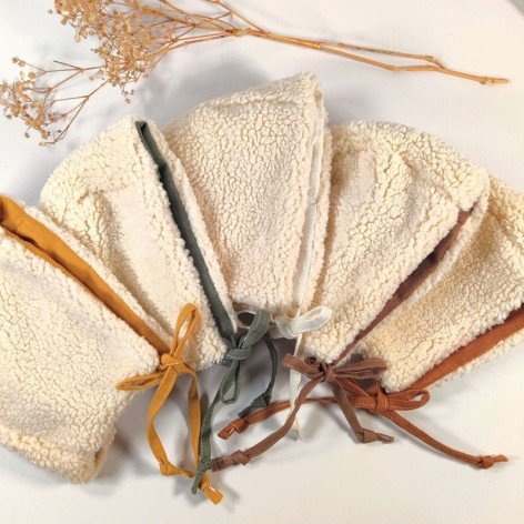 béguin réversible lin et sherpa