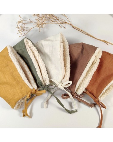 béguin réversible lin et sherpa