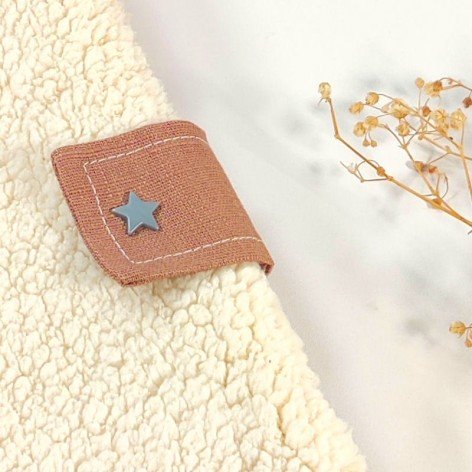 Protège carnet de santé sherpa et lin