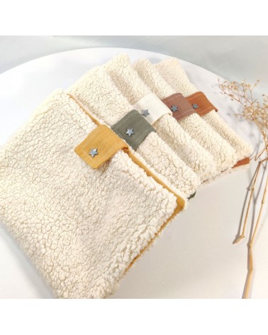 Protège carnet de santé sherpa et lin