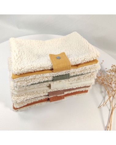 Protège carnet de santé sherpa et lin