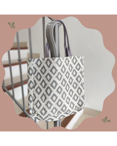 cabas jacquard