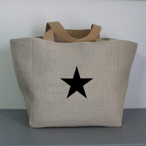 sac cabas lin etoile