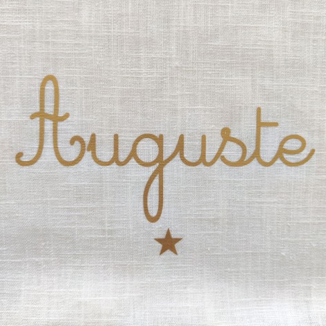 couverture de baptême personnalisée