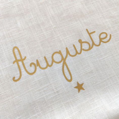 couverture de baptême personnalisée