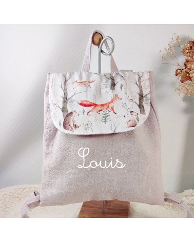 Sac à dos enfant fille garçon personnalisé pour la maternelle