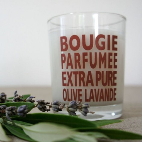 BOUGIE OLIVE LAVANDE
