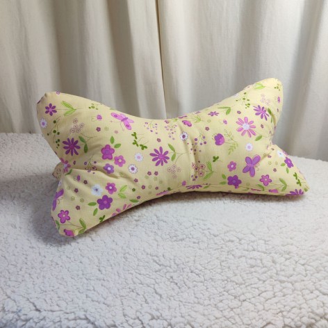 Coussin os de lecture fleuri