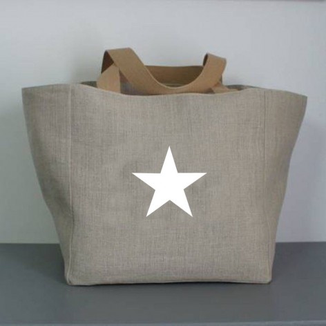 sac cabas lin etoile