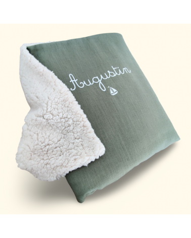 couverture enfant maternelle, couverture sieste personnalisée